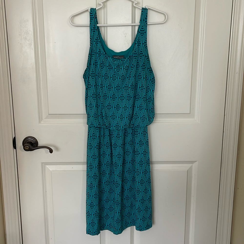 Market & Spruce dress - teal/aqua